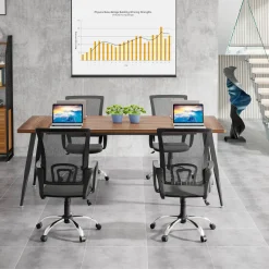 Tribesigns Desks*6FT Conference Table, Rectangular Meeting Room Table Seminar Desk