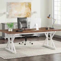 Tribesigns Desks*6FT Conference Table, Rectangle Meeting Room Table Executive Desk