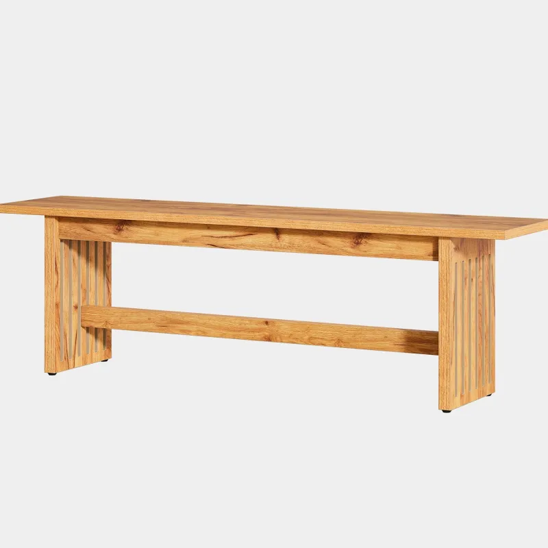 Tribesigns Benches*Hallway view of 59" 's Entry Bench, Farmhouse Kitchen Bench Bedroom Bed Bench.