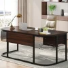 Tribesigns Desks*63-Inch Computer Desk Executive Desk with 4 Drawers