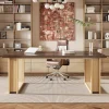 Tribesigns Desks*63-Inch Computer Desk, Rectangular Wood Executive Desk for Home Office