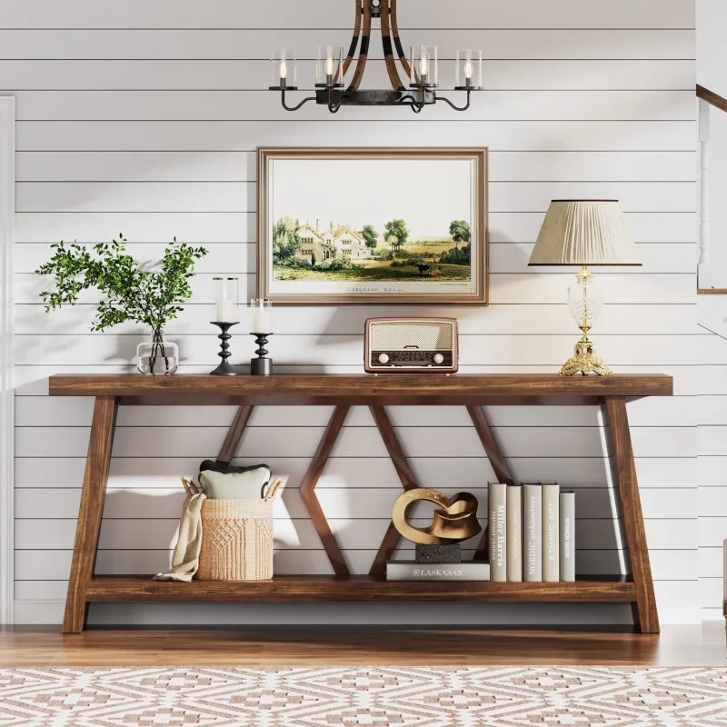 Tribesigns Console Tables|Console Tables*70.9-Inch Console Sofa Table with Storage for Entryway Living Room