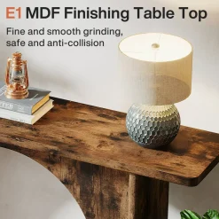 Tribesigns Console Tables|Console Tables*63-Inch Console Table, Wood Farmhouse Entryway Table with Arch Brace