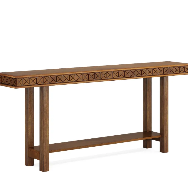 Tribesigns Console Tables|Console Tables*70.9-Inch Console Table, Wood 2-Tier Sofa Table Long Entryway Accent Table