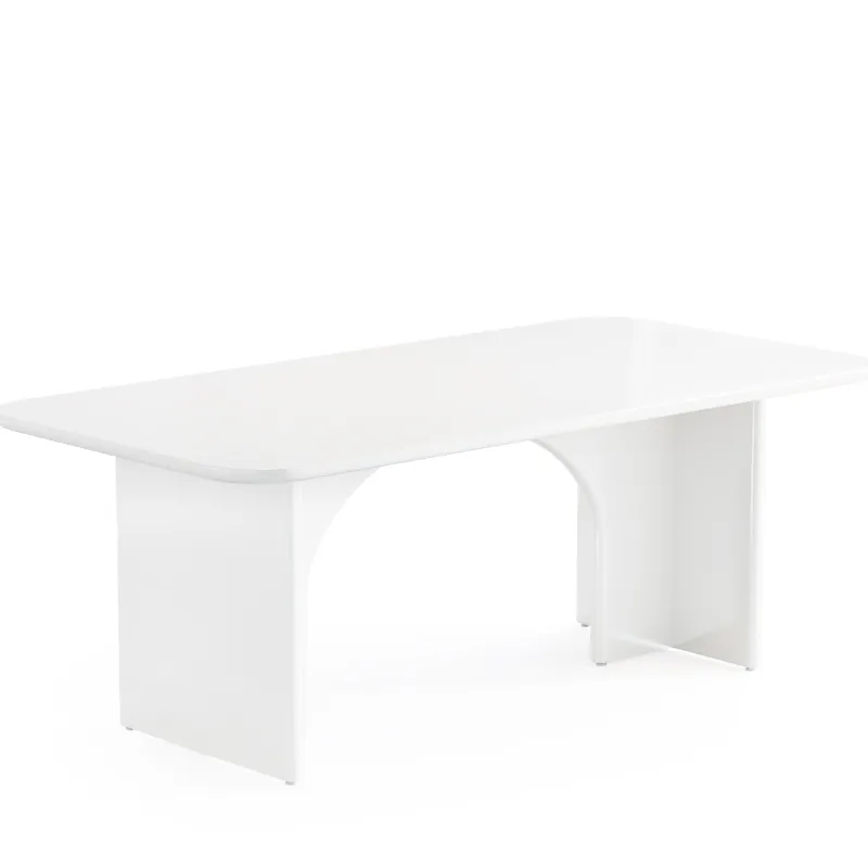 Tribesigns Desks*63-Inch Executive Desk, Modern Computer Desk with Arch Design Legs