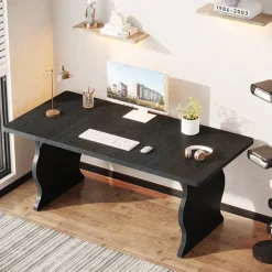 Tribesigns Desks*63-Inch Large Executive Desk, Sturdy Computer Desk Conference Table