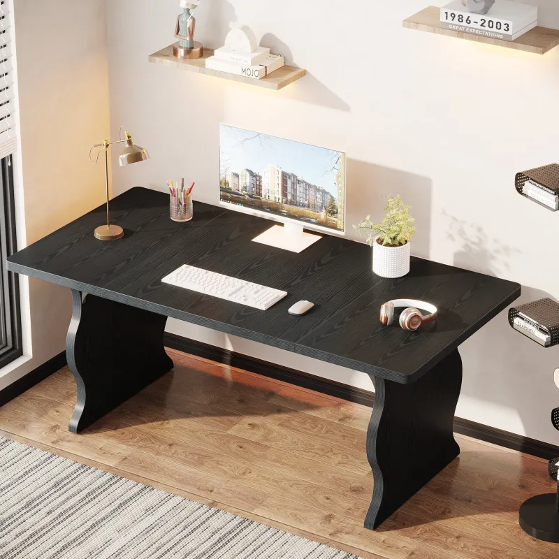 Tribesigns Desks*63-Inch Large Executive Desk, Sturdy Computer Desk Conference Table