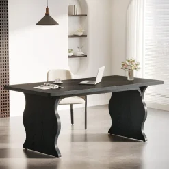 Tribesigns Desks*63-Inch Large Executive Desk, Sturdy Computer Desk Conference Table