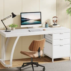Tribesigns Desks*Industrial Computer Desk, 59