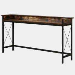 Tribesigns Console Tables|Console Tables*Industrial Console Table, 70.9" Sofa Table with Outlets and USB Ports