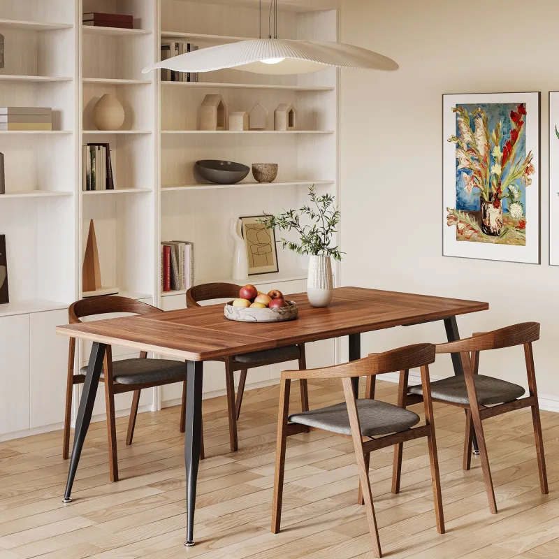 Tribesigns Dining Tables*Industrial Dining Table, 70.9" Kitchen Dinner Table for 6 to 8 People