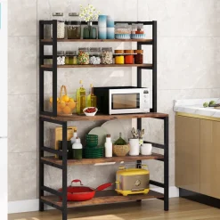 Tribesigns Baker's Racks|Baker's Racks*Industrial Kitchen Baker's Rack, 5-Tier Kitchen Utility Storage Shelf