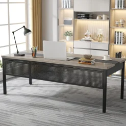 Tribesigns Desks*Industrial L - Shaped Desk, 71