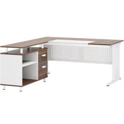 Tribesigns Desks*Industrial L - Shaped Desk, 63