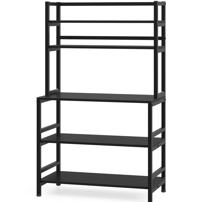 Tribesigns Baker's Racks|Baker's Racks*Kitchen Baker's Rack, 5-Tier Microwave Oven Stand with Hutch