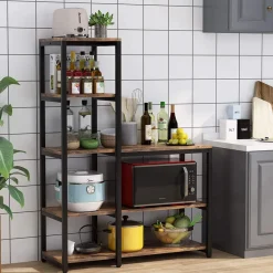 Tribesigns Baker's Racks|Baker's Racks*Kitchen Baker's Rack, 5-Tier Microwave Oven Stand Shelf