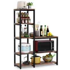 Tribesigns Baker's Racks|Baker's Racks*Kitchen Baker's Rack, 5-Tier Microwave Oven Stand Shelf