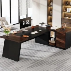 Tribesigns Desks*L - Shaped Executive Desk, 78