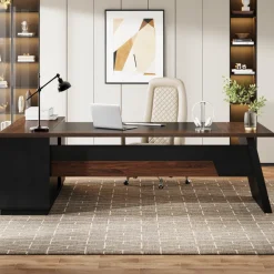 Tribesigns Desks*L - Shaped Executive Desk, 78