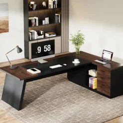 Tribesigns Desks*L - Shaped Executive Desk, 78