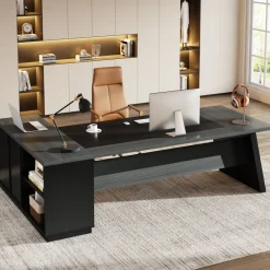 Tribesigns Desks*L - Shaped Executive Desk, 78