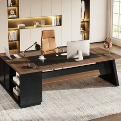 Tribesigns Desks*L - Shaped Executive Desk, 78