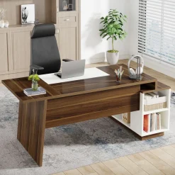Tribesigns Desks*L - Shaped Executive Desk, 70.5