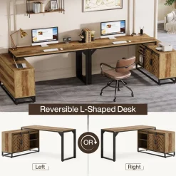 Tribesigns Desks*L - Shaped Executive Desk, 53