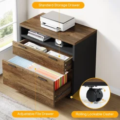 Tribesigns Desks*L - Shaped Executive Desk, 63
