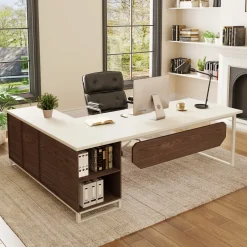 Tribesigns Desks*Large L - Shaped Desk, 70.87