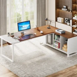 Tribesigns Desks*Large L - Shaped Desk, 70.87