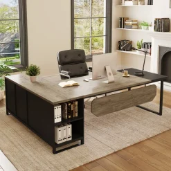 Tribesigns Desks*Large L - Shaped Desk, 70.87