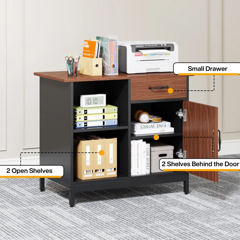 Tribesigns Desks*Large L-Shaped Desk, 63" Executive Desk with 31" Drawer Cabinet