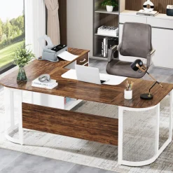 Tribesigns Desks*Large L-Shaped Desk, 63