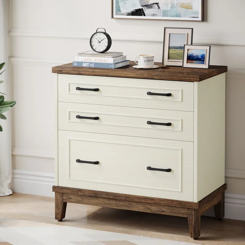 Tribesigns File Cabinets|File Cabinets*Lateral File Cabinet, 3 - drawer Filing Cabinet For A4/letter/legal Size