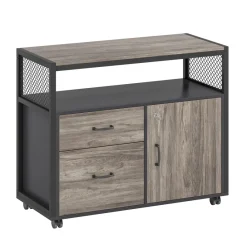Tribesigns Printer Stands|Printer Stands*Lockable File Cabinet Printer Stand with Drawers & Caster