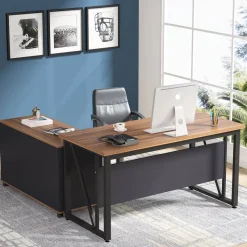 Tribesigns Desks*L-Shaped Desk, 55