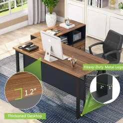 Tribesigns Desks*L-Shaped Desk, 55