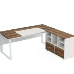 Tribesigns Desks*L-Shaped Executive Desk, 63