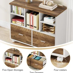 Tribesigns Desks*L-Shaped Executive Desk, 63
