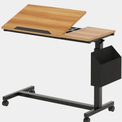 Tribesigns End & Side Tables*Mobile C Table, Height Adjustable End Table Sofa Snack Table