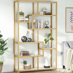 Tribesigns Bookcases & Bookshelves|Bookcases & Bookshelves*Modern Bookshelf, 8 - Open Shelf Etagere Bookcase Storage Organizer