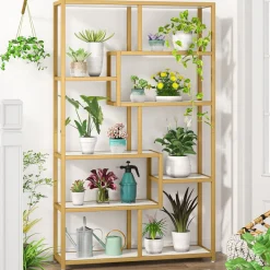 Tribesigns Bookcases & Bookshelves|Bookcases & Bookshelves*Modern Bookshelf, 8 - Open Shelf Etagere Bookcase Storage Organizer
