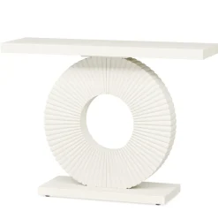 Tribesigns Console Tables|Console Tables*Modern Console Table 40" Wood Sofa Table with Geometric Base