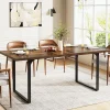 Tribesigns Dining Tables*Modern Dining Table, 63" - 78" Extendable Kitchen Table for 6 - 8