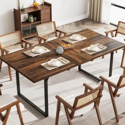 Tribesigns Dining Tables*Modern Dining Table, 63