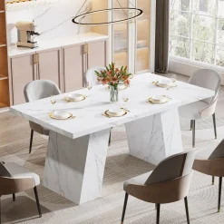 Tribesigns Dining Tables*Modern Dining Table, 63