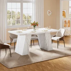 Tribesigns Dining Tables*Modern Dining Table, 63