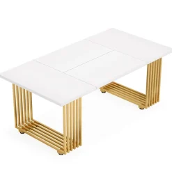 Tribesigns Dining Tables*Modern Dining Table, 70.8 Inches Kitchen Table for 6-8 People