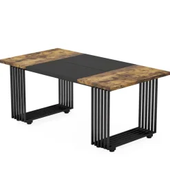 Tribesigns Dining Tables*Modern Dining Table, 70.8 Inches Kitchen Table for 6-8 People